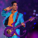 Prince performs at halftime during Super Bowl XLI between the Indianapolis Colts and Chicago Bears at Dolphins Stadium in Miami on Feb. 4, 2007.
Theo Wargo/Getty Images